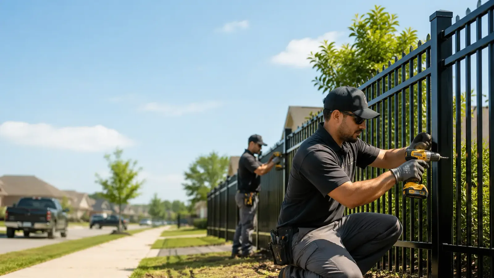 Metal Fence Installation in Flagtown, NJ